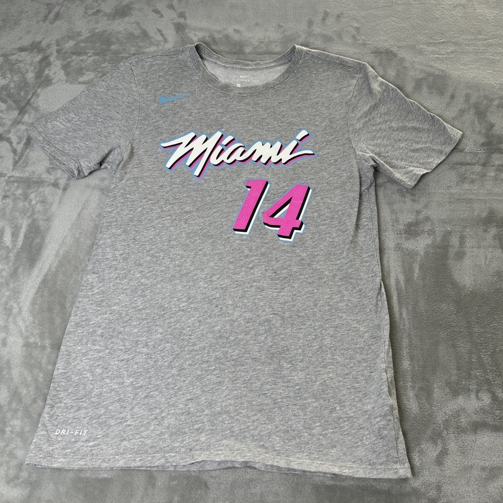 Nike Miami NBA Heat South Beach T-Shirt Dri-Fit Women Small